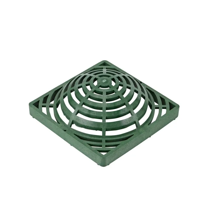 NDS 9 in. Square Atrium Grate, Green (991)