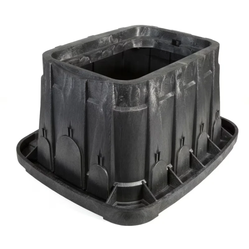 Rain Bird VB Standard Valve Box 23-1/5" x 19-3/10" 12" No Lid Plastic Black (A11403)
