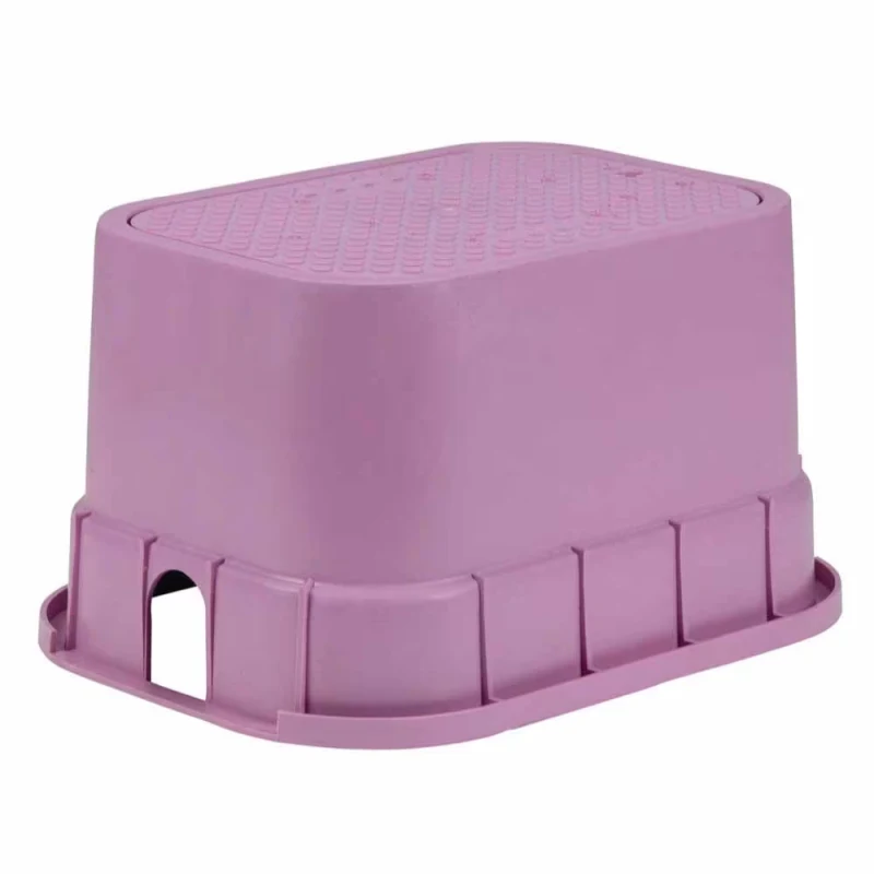 Rain Bird PVB Standard Valve Box 21-1/4" x 15-15/16" 12" Drop-In Plastic Purple Lid (A12502)