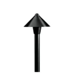 Alliance AL500 Area Light Hat Assembly, Aged Brass 3.5", Premium Black (AL500-BLK)