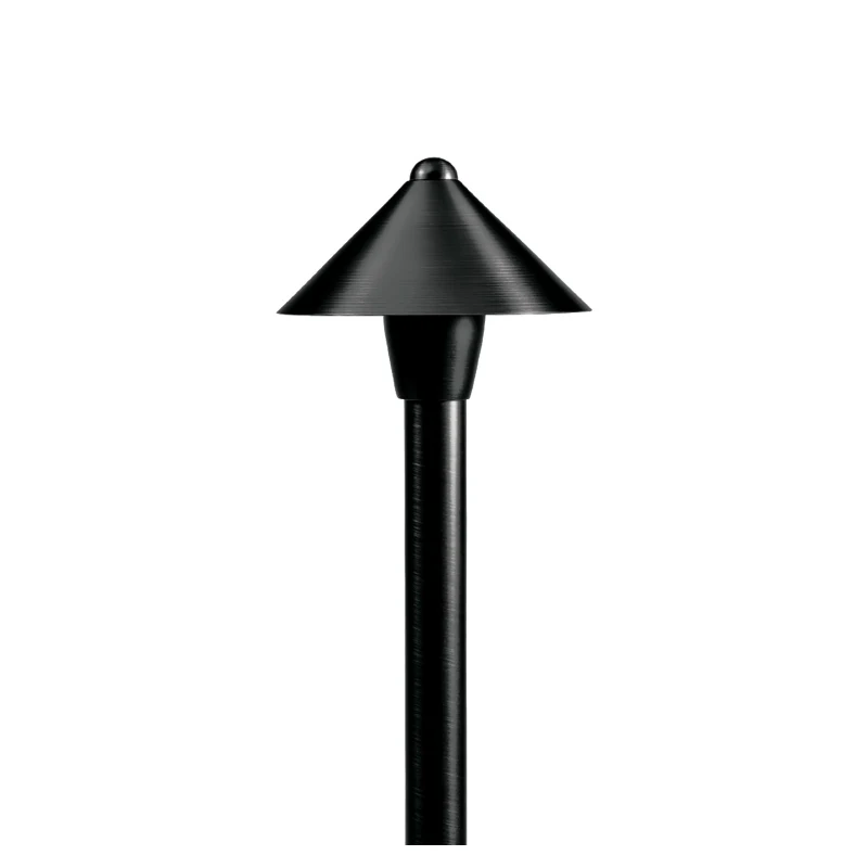Alliance AL500 Area Light Hat Assembly, Aged Brass 3.5", Premium Black (AL500-BLK)