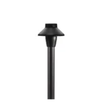 Alliance AL550 Area Light Hat Assembly, Aged Brass 3.5", Premium Black (AL550-BLK)