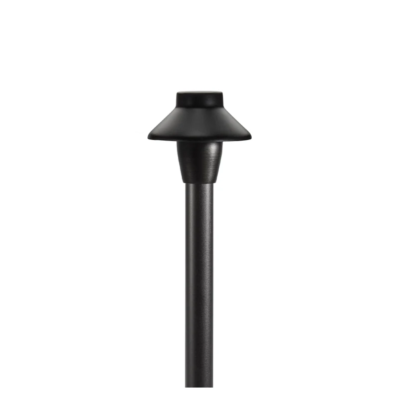 Alliance AL550 Area Light Hat Assembly, Aged Brass 3.5", Premium Black (AL550-BLK)