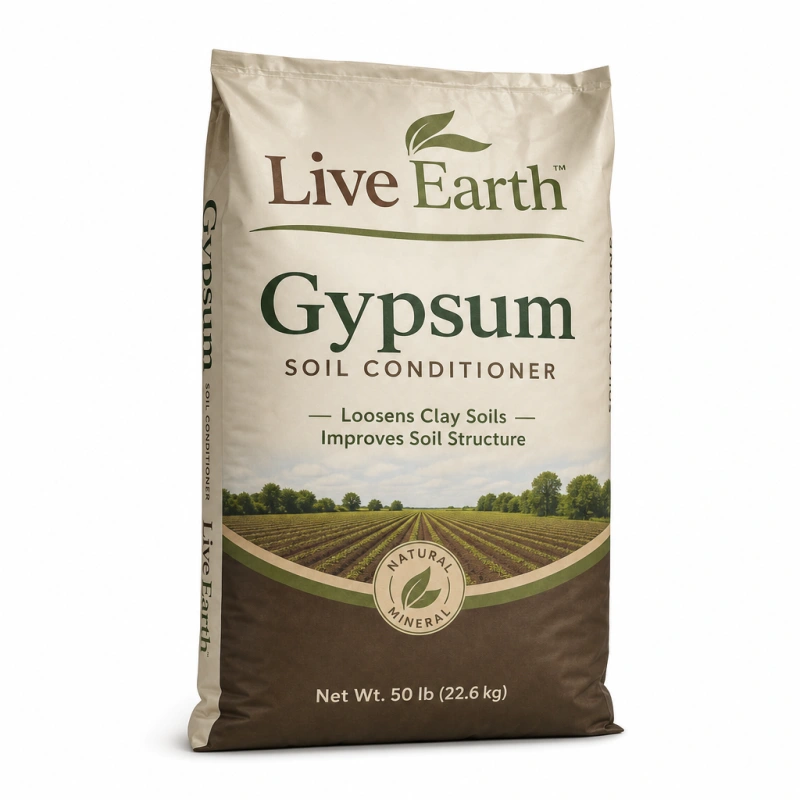 Live Earth Gypsum Soil Conditioner 50 lb (F0359)