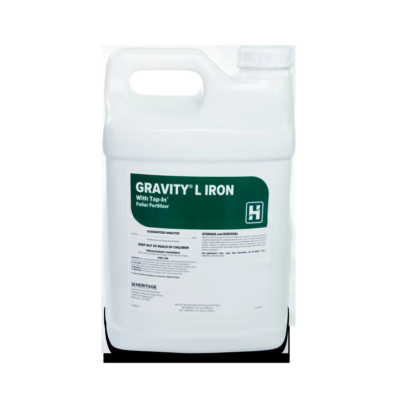 Gravity L Iron with Tap-In Foliar Fertilizer, 2.5 gal GL-FE-TAP-25