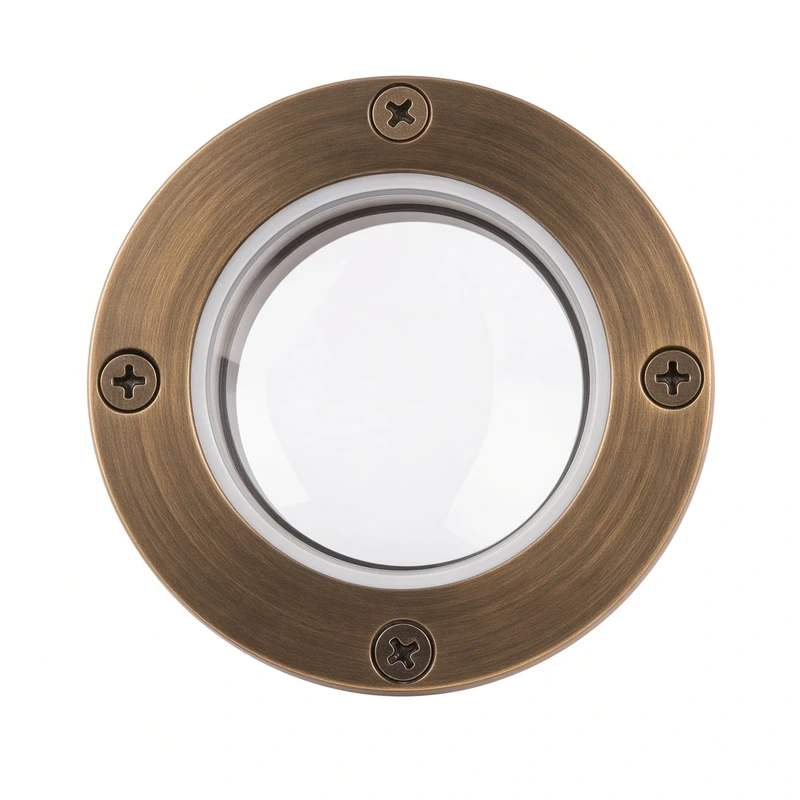 Alliance GL150TOP Cast Brass Well Light Replacement Lid, Aged Brass (GL150TOP)
