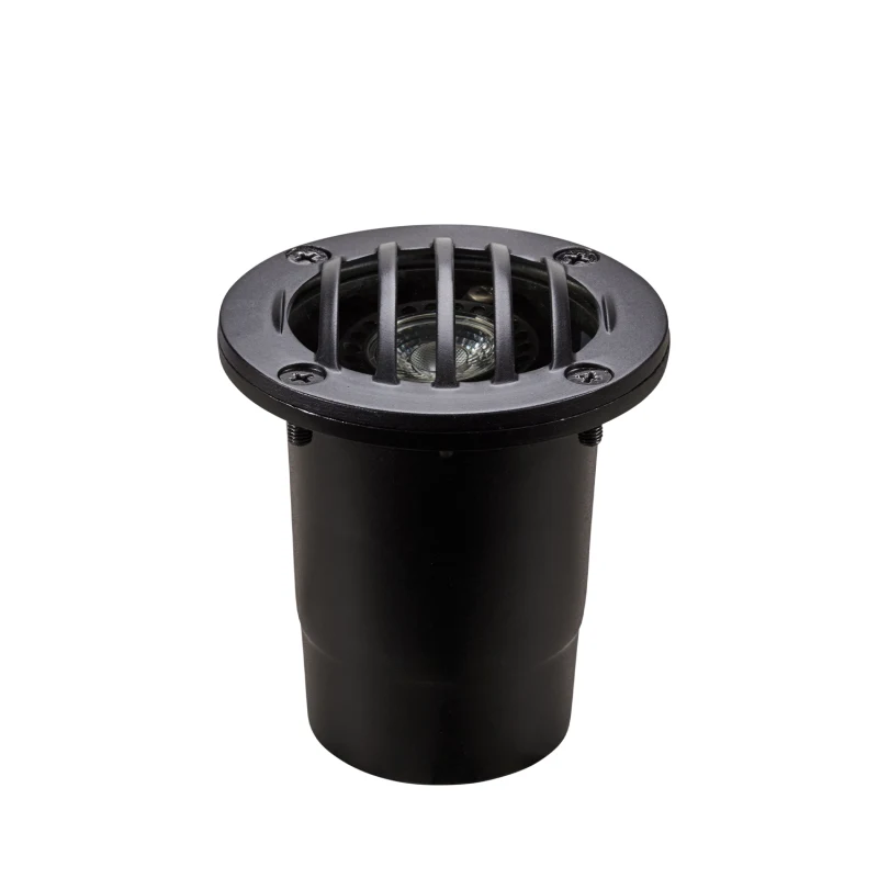 Alliance GL160 5W 2900K LED Brass In-Ground Well Light, Premium Black (GL160-LED5W-BLK)
