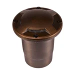 Alliance GL190 Aged Brass 360° In-Ground Light, 4W 2900K MR16 (GL190-LED4W)
