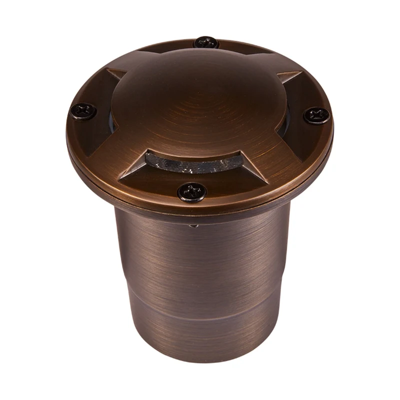Alliance GL190 Aged Brass 360° In-Ground Light, 4W 2900K MR16 (GL190-LED4W)
