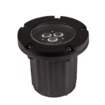 Alliance GL300 5W 2900K LED Brass In-Ground Well Light, Premium Black (GL300-LED5W-BLK)