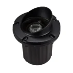 Alliance GL350 Aged Brass Shrouded Well Light, 5W 2900K MR16 LED, Premium Black (GL350-LED5W-BLK)