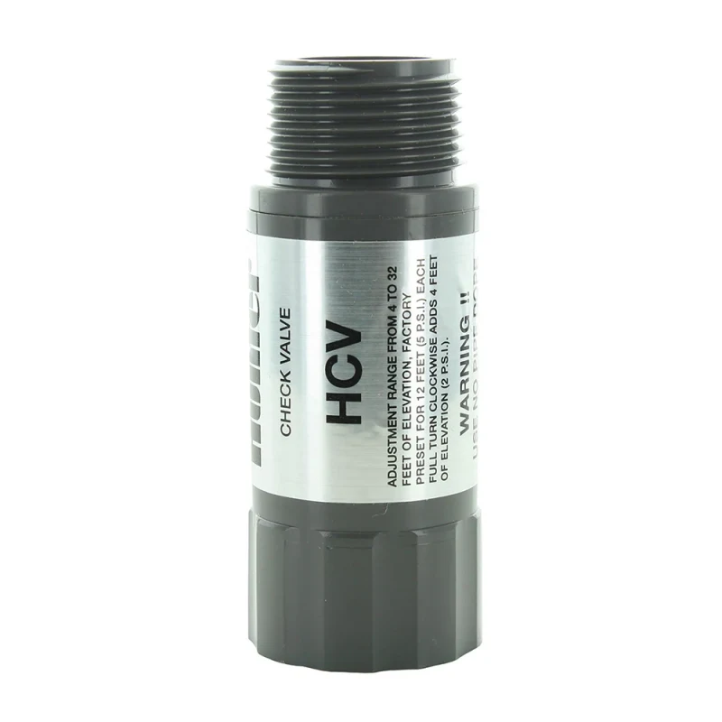 Hunter HCV HC-75F-75M 3/4 inch female by male adjustable check valve
