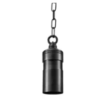 Alliance HL100 5W 2900K LED Brass Hanging Down Light with Frosted Lens, Premium Black (HL100-LED5W-BLK)