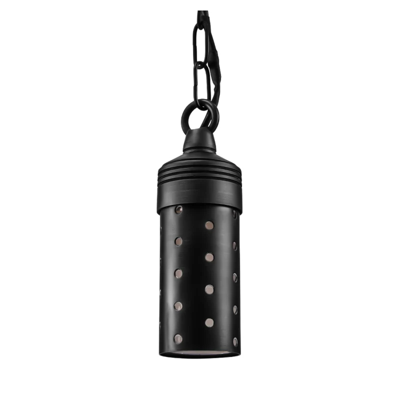 Alliance HL200-bt Bluetooth Hanging Down Light, Color Changing LED, Brass with Frosted Lens, Premium Black (HL200-bt-BLK)
