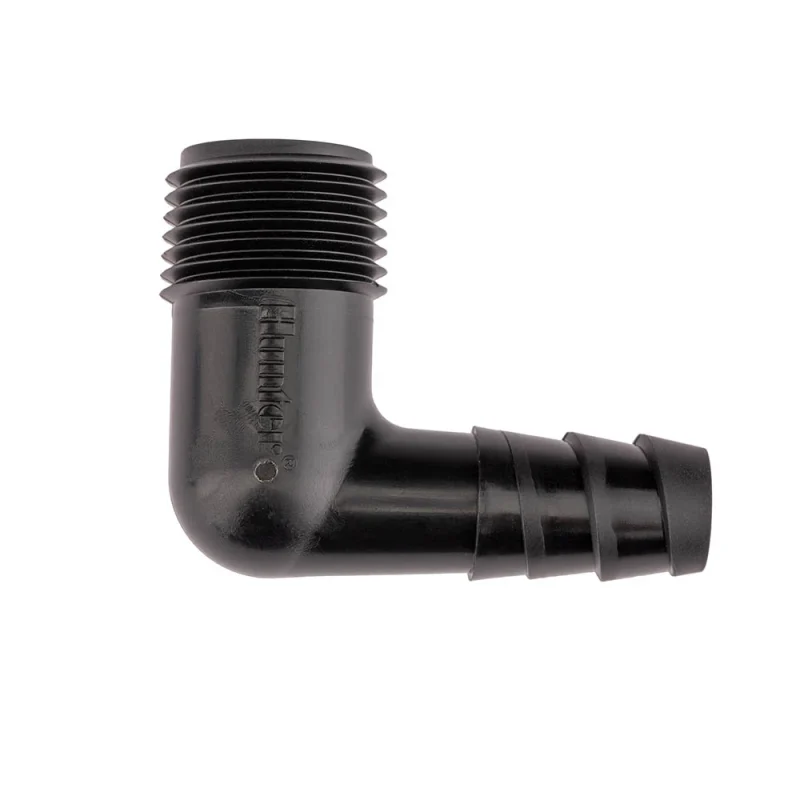 Hunter HSBE-050 1/2 inch male NPT by spiral barb elbow, bag of 50