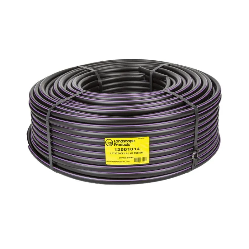 Landscape Products LP710 1/2 in Purple Stripe Drip Tubing 500 ft (LP710-PUR)