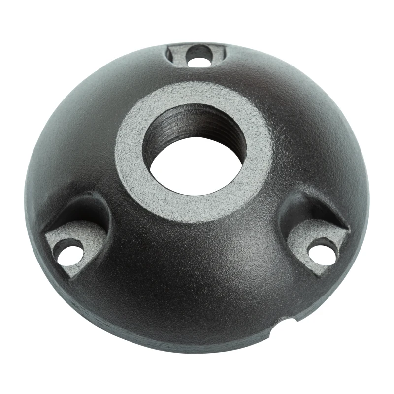 Vista MC-150 Black Round Base 12-Volt Canopy Mounting Bracket (MC-150-B)