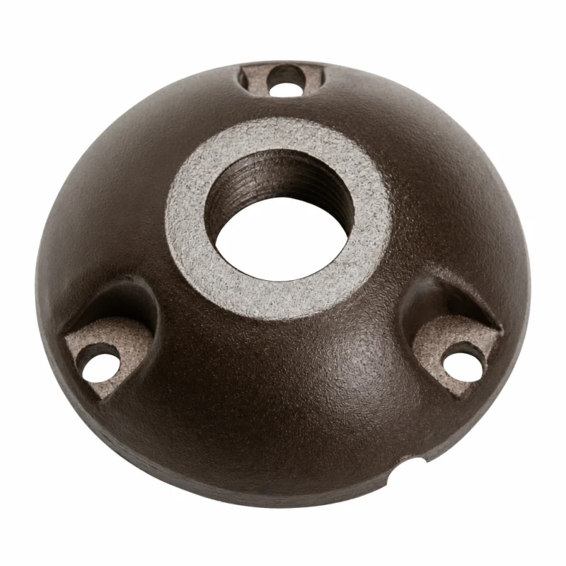Vista MC-150 Dark Bronze Round Base 12-Volt Canopy Mounting Bracket (MC-150-DZ)