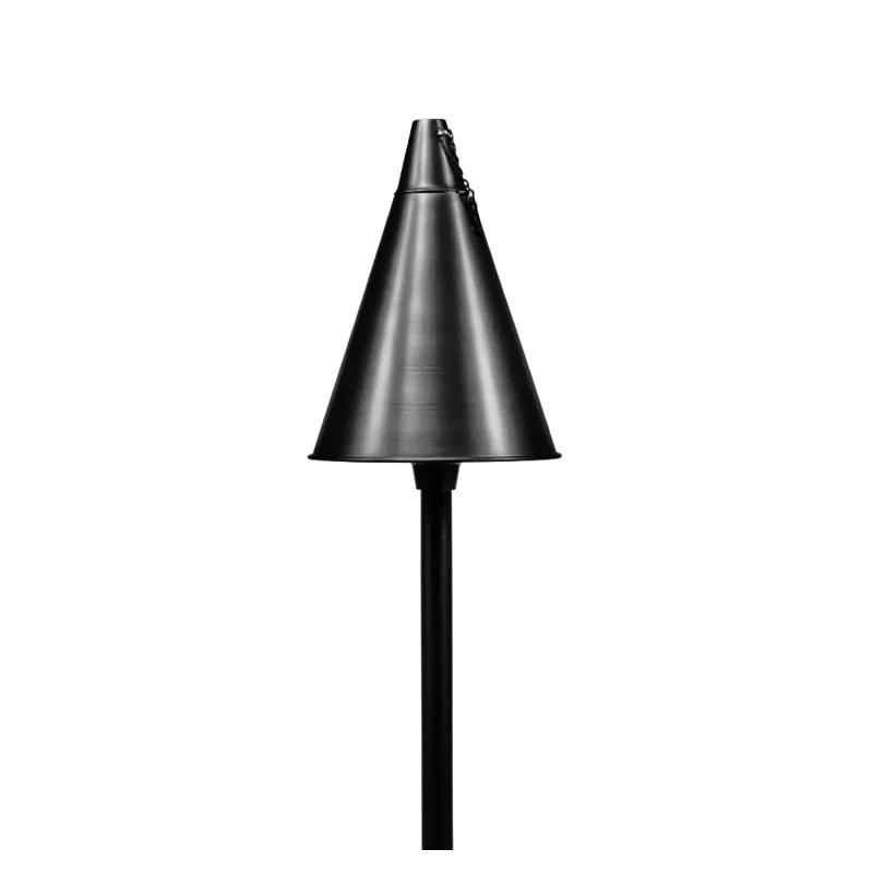 Alliance Tiki Brass Area Light Hat Tiki Torch, Premium Black (TIKI-BLK)