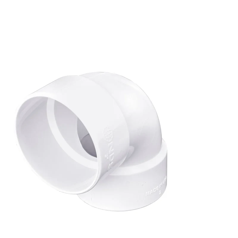 NDS PVC S&D 90 degree Elbow, 3 in. Hub X Hub (3P02)