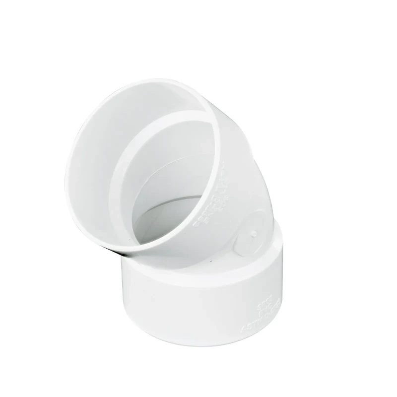 NDS PVC S&D 45 degree Elbow, 3 in. Hub X Hub (3P03)