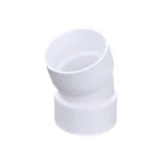 NDS PVC S&D 22.5 degree Elbow, 3 in. Hub X Hub (3P04)