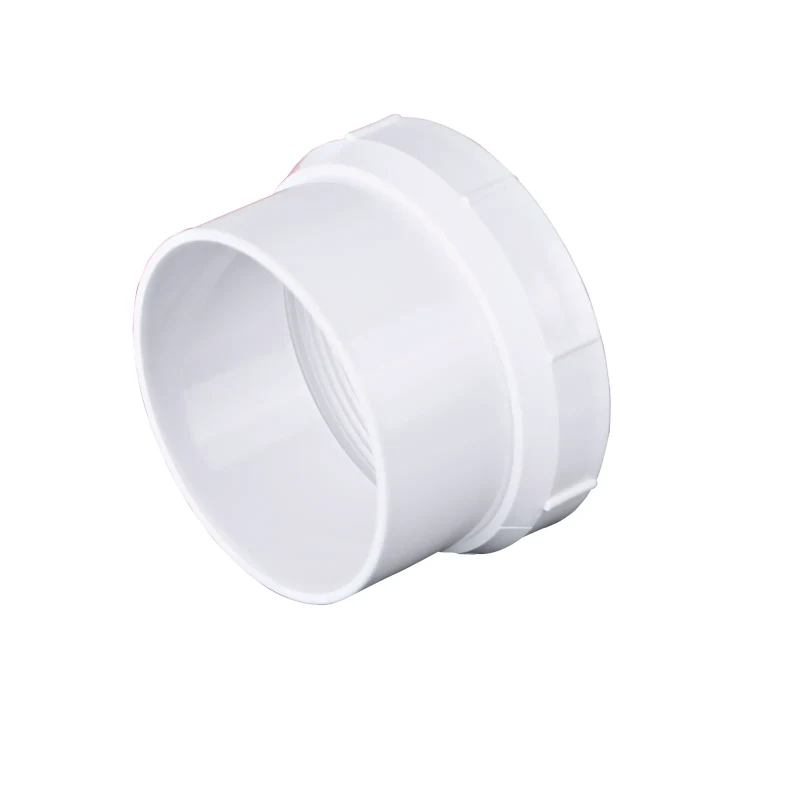 NDS PVC S&D Female Fitting Cleanout Adapter, 4 in. Spt X FPT (413P)