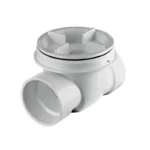 NDS PVC Backwater Valve, 4 in., White (475P)