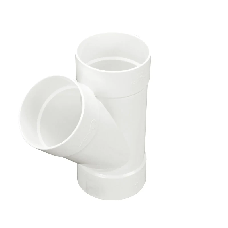 NDS PVC S&D 45 degree Wye, 4 in. Hub X Hub X Hub (4P08)