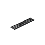 NDS Mini™ Channel Drain Grate, 2-3/4 in. wide X 1 ft. long, Decorative Wave Design, Cast Iron (555CI)