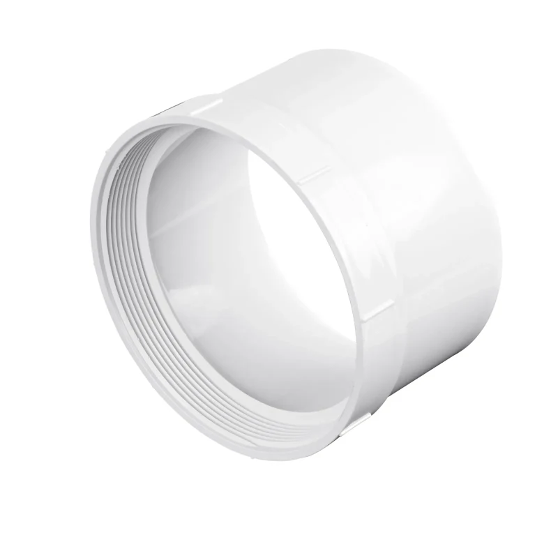 NDS PVC S&D Female Cleanout Adapter, 6 in. Hub X FPT (613P)