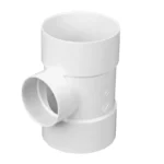 NDS PVC S&D Tee, 6 in. Hub X Hub X 4 in. Hub (64P01)