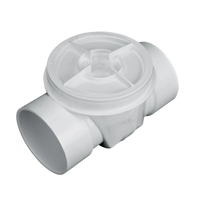 NDS PVC Backwater Valve, 6 in., White (675P)