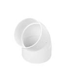 NDS PVC S&D 45 degree Elbow, 6 in. Hub X Hub (6P03)