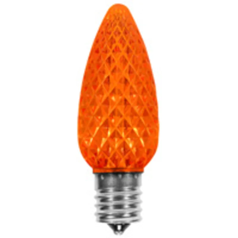 Orange C9 bulbs