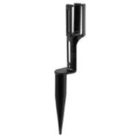 Black plastic stake for outdoor C9 holiday lights