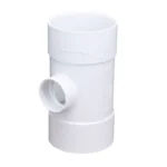 NDS PVC S&D Tee, 8 in. Hub X Hub X 4 in. Hub (84P01)