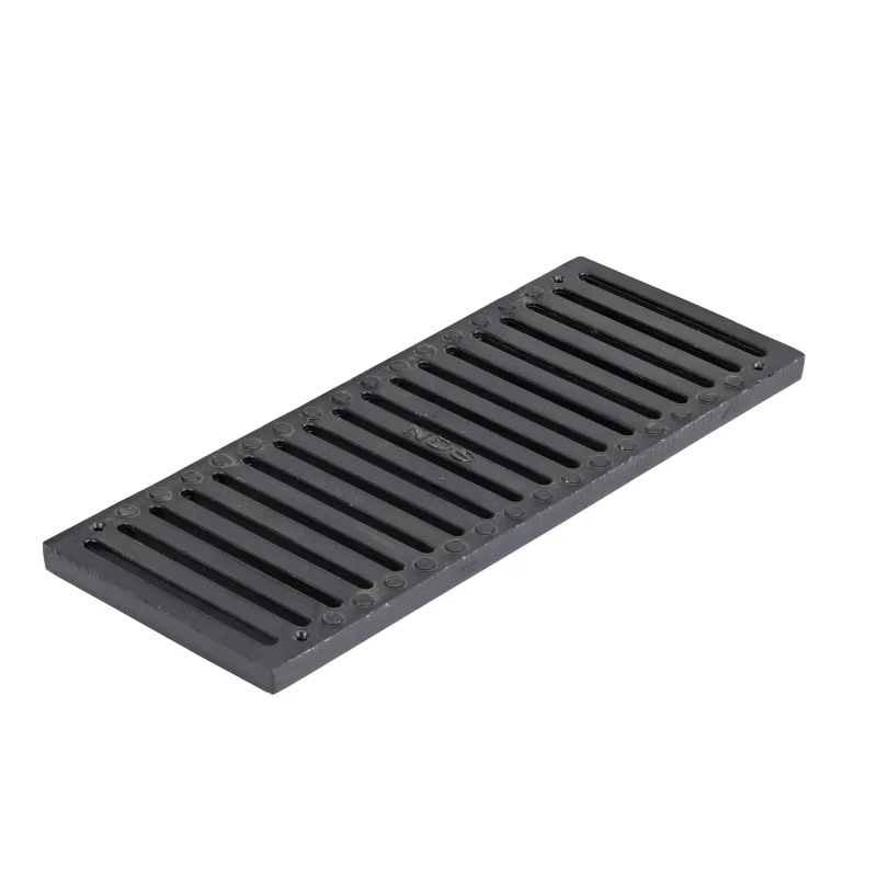 NDS 8 in. Pro Series™ Channel Drain Grate, 7-13/16 in. wide X 19-11/16 in. long, Ductile Iron (888)