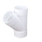 NDS PVC S&D 45 degree Wye, 8 in. Hub X Hub X Hub (8P08)