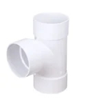 NDS PVC S&D Sanitary Tee, 8 in. Hub X Hub X Hub (8P09)