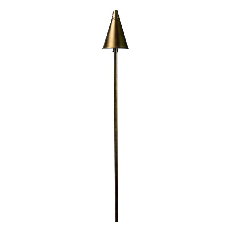 Brilliance Black Diamond Tiki 2-in-1 oil torch in bronze baked enamel, single fixture, no lamp (BD-TIKI-BZ-NL)