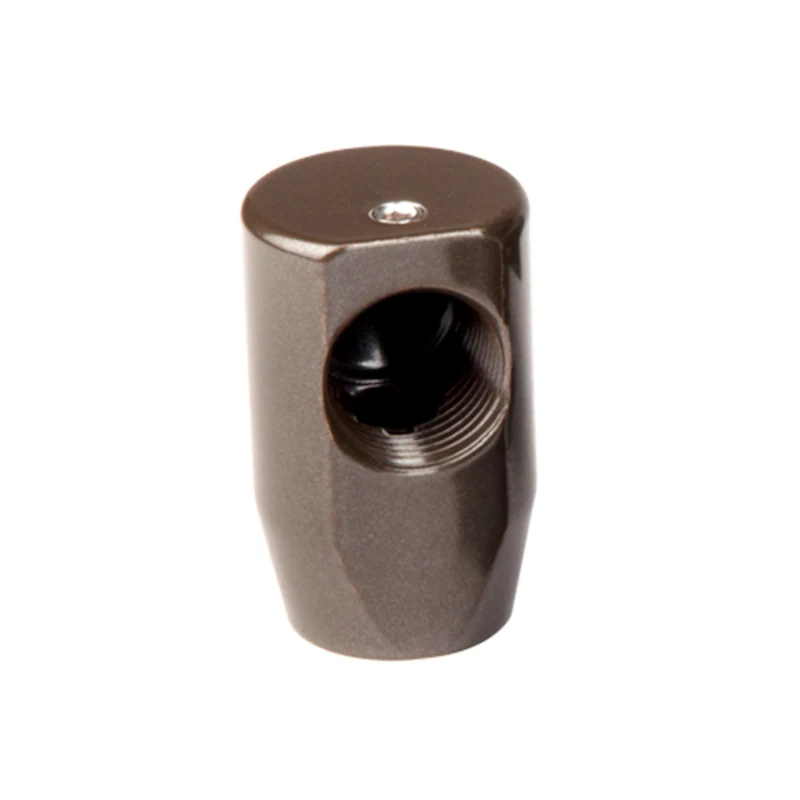 FX Luminaire 90° Elbow Coupling, 1/2" Thread, Weathered Iron (ELBW-050-WI)
