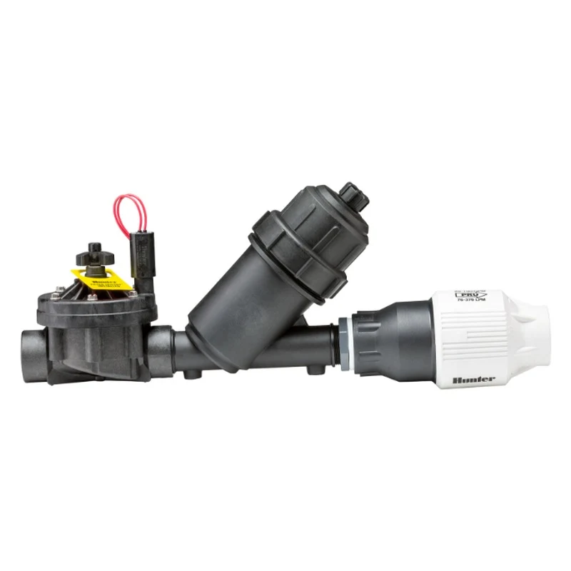 Hunter ICZ-151D-40-XL 1.5 inch drip control zone kit with 40 PSI regulator and 120 mesh disc filter