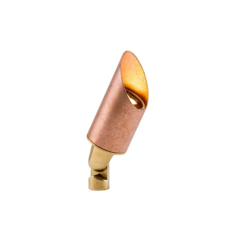 FX Luminaire LR-LED20W-FL-LS-CU copper long shroud up light