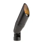 FX Luminaire QZ 1LED Up Light, Flat Black (QZ-1LED-FB)