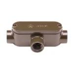 FX Luminaire Tree Ring Junction Box (T), Bronze Metallic (TR-JB-T-BZ)