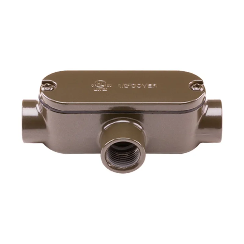 FX Luminaire Tree Ring Junction Box (T), Bronze Metallic (TR-JB-T-BZ)