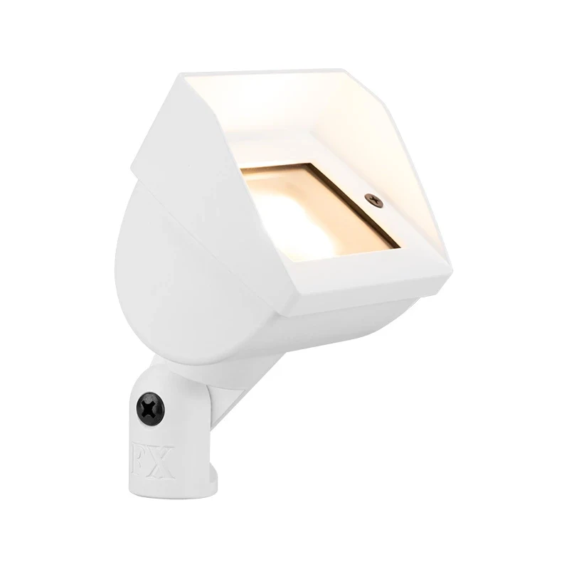 FX Luminaire VW-51-P4-W-WF-FW Flat White Vantage VW-51 wall wash, 2700K wide flood