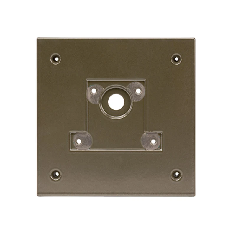 FX Luminaire Double-Gang Wall Plate (No Light), Flat Black (WP-2G-NL-FB)