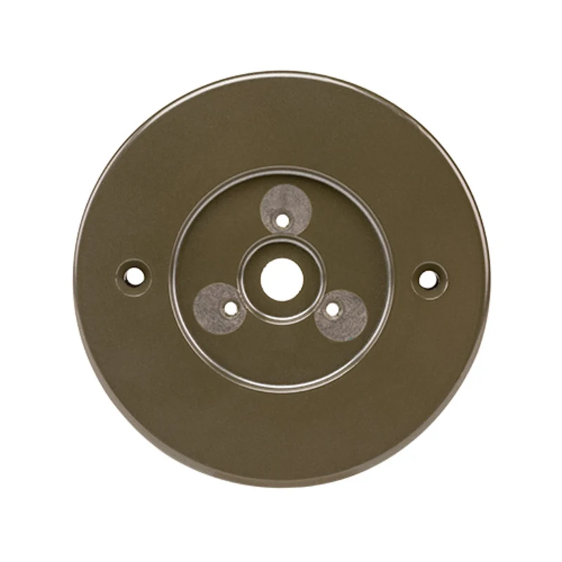 FX Luminaire 5" Round Wall Plate for PS Down Light, Bronze Metallic (WP-RD-PS-BZ)